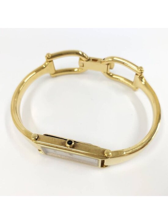 Gucci Bangle Watch Quartz SS Gold Shell main image 9